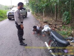 Cegah Penyebaran Covid – 19, Kapolsek Baradatu Kec.Baradatu Kab.Waykanan Lakukan Operasi Yustisi