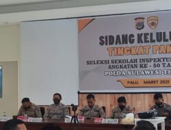 Personil Polda Sulteng Lulus Seleksi 34  Yang Diyatakan Lulus SIP