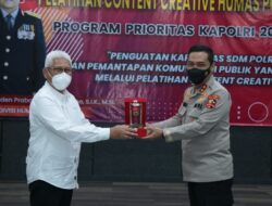 100 Hari Program Prioritas Jenderal Listyo Sigit,Humas Polri Gelar Pelatihan Konten Kreatif