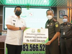 Kejati Sumut Kembalikan Kerugian Negara Rp 9.083.566.525 dari Apartemen Reiz Condo kepada pemko medan