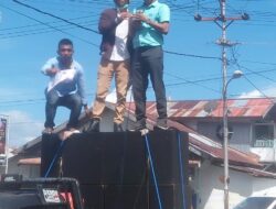 Aksi Demo KPHMPPL Menuntut Pelaku Pelanggaran Pertambangan Ilegall Di Proses Secara Hukum