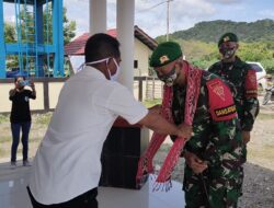 Salurkan Bantuan,Dansatgas Sektor Timur Gelar Tatap Muka Dengan Toga Toma Silawan