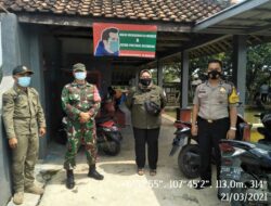 Kegiatan Ops Aman Nusa II, Sosialisasi PPKM skala mikro Covid 19 tingkat lingkungan wilayah Kel Dangdeur Kec Subang