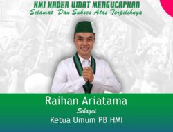 Ucapan Selamat Atas Terpilihnya Ketua Umum PB HMI