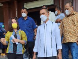 Ketua DPD I Golkar Sumut Drs Musa Rajekshah Tinjau Lokasi Acara ,Pastikan Persiapan Acara Rakerda Rapimda Matang