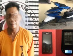 Nyambi Edarkan Narkotika, Seorang Petani Paruh Baya Ditangkap Polres Tulang Bawang