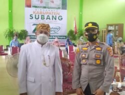 Menyambut HUT Hari Jadi Kabupaten Subang Ke 73 Di kecamatan Binong, Santuni Anak Yatim