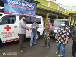 Ops Aman Nusa II, Sosialisasi PPKM Skala Mikro Covid 19 Tingkat Lingkungan Wilayah Kel Dangdeur