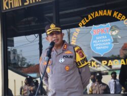 Kegiatan Apel Pagi Polsek Rayon Tengah Jajaran Polres Subang