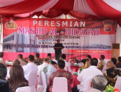 Kapolda Banten Resmikan Masjid Al-Hidayah di Polres Cilegon