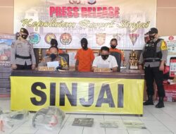 Kapolres Sinjai Pimpin Press Release Pengungkapan Kasus Curanmor