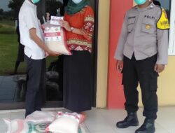 Pembagian Bansos Beras dan Masker Dari TNI-POLRI Bekerjasama Dengan Buddha Tzu Chi Kepada Masyarakat