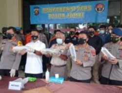 Polresta jambi dan Polda jambi Berhasil Mengamankan Penyelundupan Benur.