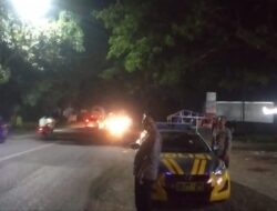 Cegah Balap Liar di Malam Ramadhan, Polsek Bajeng Gowa Gelar Patroli Cipta Kondisi