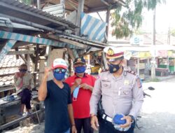 Giat OPS Keselamatan Lodaya 2021 Unit Lantas Polsek Patokbeusi