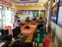 Monitoring Kegiatan di Posko Terpadu Covid-19 Desa Rawalele Kec. Dawuan Kab. Subang.