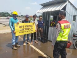 Kegiatan Ops Yustisi Gaktibplin Protokol Kesehatan Covid-19 Inpres No 6 Th 2020 di daerah Hukum Polsek Pusakanagara Polres Subang