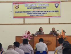 Pelatihan Aplikasi Binmas Online System, Polres Bener Meriah