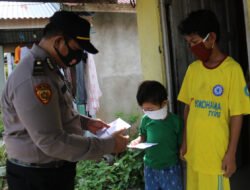 Polres Inhil berikan Santunan Kepada Anak Yatim