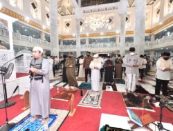 Kapolres Gowa Hadiri Peringatan Nuzul Qur’an di Masjid Agung Syech Yusuf