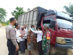 Babinsa dan babinkamtimas juga, Kades kec, Mestong,Tetap terapkan(PPKM)