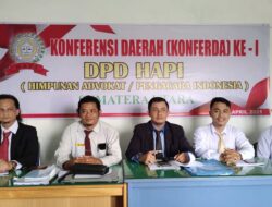 Konferda Ke – 1 DPD HAPI Sumut Berjalan Sukses, Yudikar Zega Terpilih Menjadi Ketua