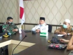 Bupati merangin,di dampingi, Dandim Sarko,Gelar Rapat Koordinasi SATGAS Covid-19 Di Kab,Merangin