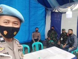 Antisipasi Kamtibmas Jelang Lebaran, Personil Polri Bersinergi Dengan TNI Di Pospam Ops Ketupat