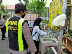 Penerapan Protokol Kesehatan Bagi Anggota Polri, ASN dan Pengunjung Polres Subang