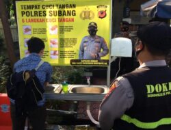 Begini Penerapan Pengunjung Di  Polres Subang