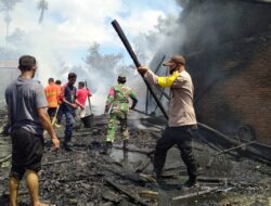 Empat Rumah Warga Terbakar Di Kampung Reronga Kecamatan Gajah Putih, Bener Meriah