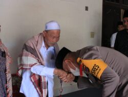 Jelang Hari Raya Idul Fitri 1442 H, Kapolres Lhokseumawe Kunjungi Sejumlah Ulama