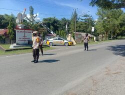 Polsek Parangloe Pam Jalur dan Lakukan Kegiatan Imbangan Pasca Lebaran