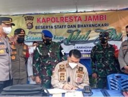 Walikota jambi H Syarif Fasha Beserta Dandim Batanghari, Kapolresta Jambi