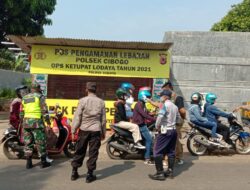 Chekpoin Pos Pam Subang Indramayu Dalam Ops Ketupat Loday Berjalan Aman