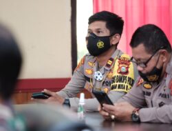 Kapolsek Tinggimoncong Hadiri Lounching Layanan Polisi 110 Secara Virtual