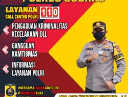 Kapolres Subang Sosialisasikan Layanan Call Center Polri dan WA Center