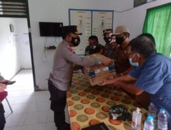 Serahkan Bantuan Swab di Tapanuli Utara, Kapoldasu : Jangan Ada Masyarakat Yang Keluar Masuk Tanpa di Swab