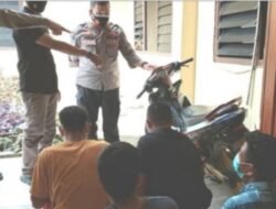 Tekab 308 Polres Tanggamus Tangkap Empat Pelaku. Terkait Video Viral Curas di Pantai Limau,