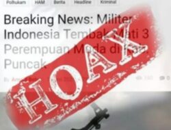 Media dan Tokoh Pendukungnya OPM Sebar Fitnah dan Hoaks. Kelompok Teroris OPM Makin Terdesak