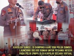 Kapolda Sumsel Launching 622 Rumah Untuk Polri dan PNS