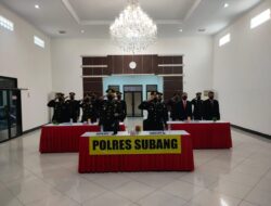 Polres Subang  Gelar Upacara Peringatan Hari Lahir Pancasila Secara Virtual Zoom Cloud Meeting