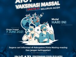 Vaksinasi Massal Di Aceh Hari Ini Mencapai Ribuan Orang