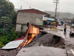 Timang Gajah, Hujan Deras Jalan Bireun-Takengon Terkikis Dan Longsor