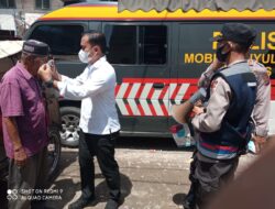 Bagikan 1000 Masker setiap Hari, Poldasu masivkan Operasi Yustisi