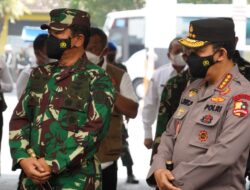 Panglima TNI, Kapolri dan Kepala BNPB Cek Pelaksaan Vaksinasi Di Grobogan