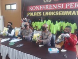 Tim Opsnal Satres Narkoba Polres Lhokseumawe, Gagalkan Peredaran Narkotika Dalam Jumlah Besar