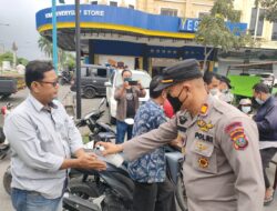 Polsek Percut Sei Tuan Giat PPKM Pantau Dan Himbau Warga Terapkan Prokes