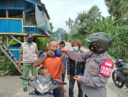 Wilkum Polsek Jalancagak Sosialisasi Pencegahan penyebaran Covid-19