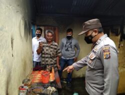 Satu Unit Kios Kontrakan Pedagang Pakaian di Kampung Petukel Blang Jorong Terbakar